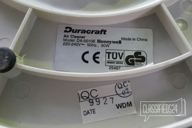 Honeywell da-5010e в городе Санкт-Петербург, фото 4, Очистители и увлажнители воздуха