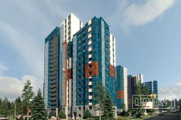 1-к квартира, 27 м², 2/21 эт. в городе Петрозаводск, фото 2, Новостройки