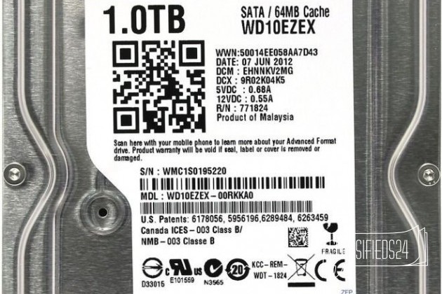 Western Digital Caviar blue в городе Калининград, фото 1, телефон продавца: +7 (952) 797-60-47