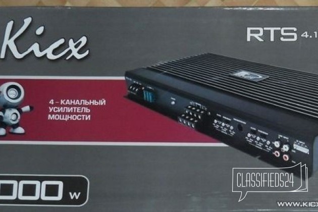 Kicx rts 4.100 усилитель 1000W в городе Мелеуз, фото 2, Автозвук и видеотехника