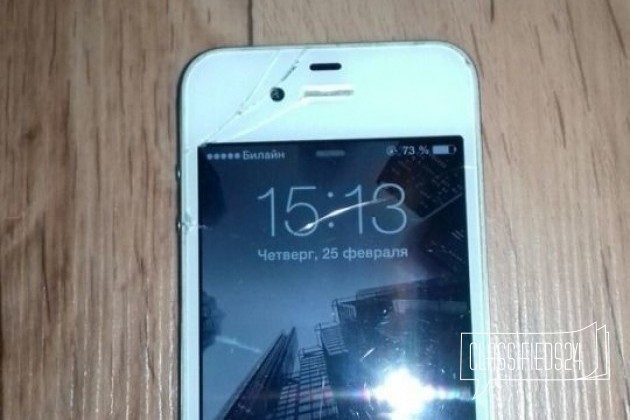 iPhone 4 на 16GB (Белый) в городе Старый Оскол, фото 1, Белгородская область