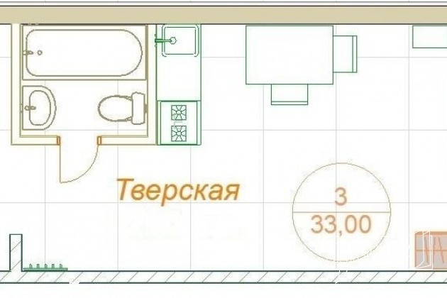 1-к квартира, 28 м², 1/3 эт. в городе Видное, фото 10, Вторичный рынок