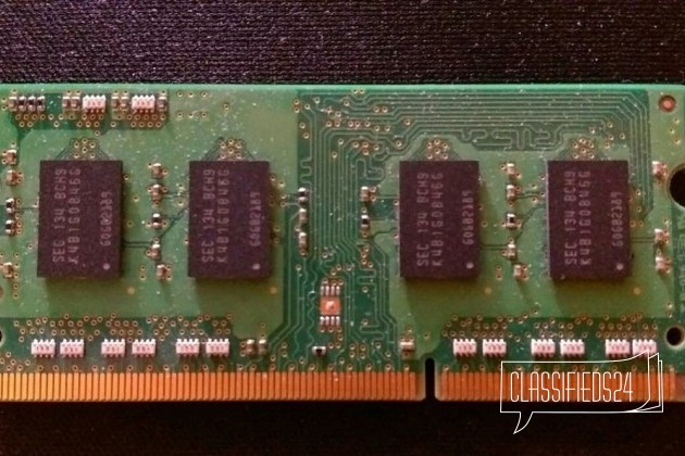 So-dimm ddr3 1gb samsung для ноутбука ноутбук ноут в городе Балаково, фото 2, Модули памяти