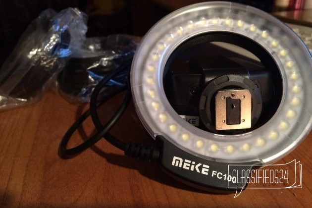 Кольцевая вспышка Meike Led Macro Ring Flash FC100 в городе Уфа, фото 3, телефон продавца: +7 (917) 374-53-77