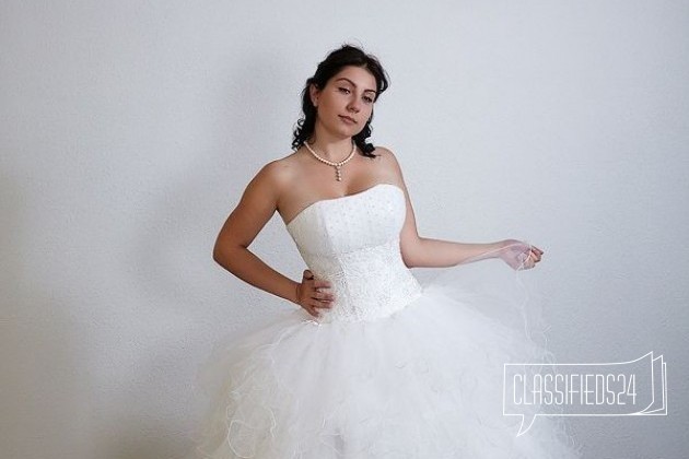 Свадебное платье барашки в городе Новороссийск, фото 1, стоимость: 8 700 руб.