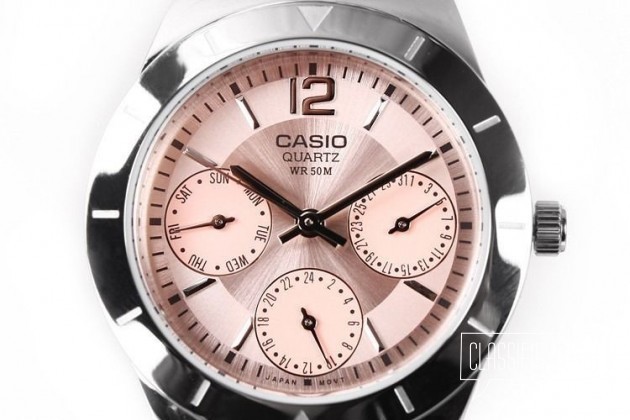 Часы casio LTP-2069D-4A(розоый циферблат) в городе Йошкар-Ола, фото 3, Наручные часы