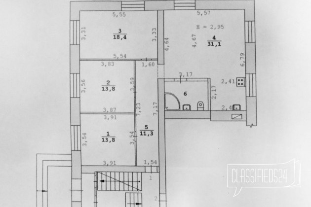 4-к квартира, 95 м², 1/5 эт. в городе Екатеринбург, фото 7, телефон продавца: +7 (904) 547-33-55