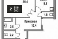 2-к квартира, 68.9 м², 9/10 эт. в городе Тюмень, фото 1, Тюменская область