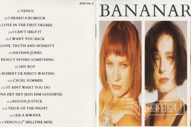 Bananarama 1988 The Greatest Hits Collection, CD W в городе Санкт-Петербург, фото 2, телефон продавца: +7 (911) 916-13-91