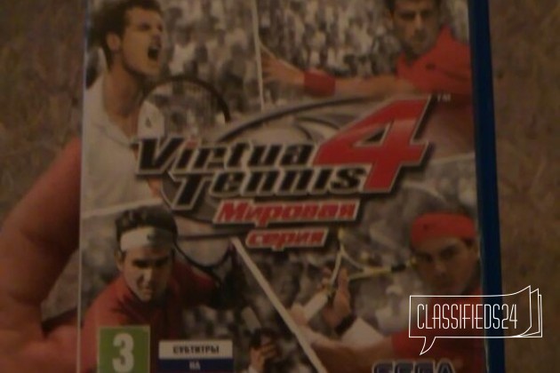 Игра для ps vita Virtua Tennis4 в городе Челябинск, фото 2, Игры для приставок