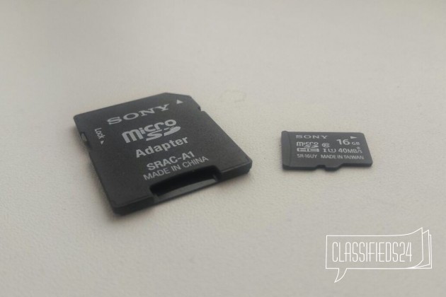 Micro SD Sony 16gb 10 class в городе Благовещенск, фото 1, стоимость: 500 руб.