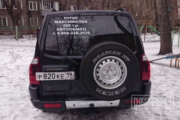 Mitsubishi Pajero, 2000 в городе Абакан, фото 4, телефон продавца: +7 (908) 326-52-22