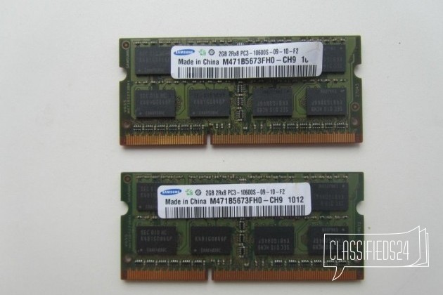 DDR3 для ноутбука 2х2gb 1333 в городе Пермь, фото 1, стоимость: 800 руб.