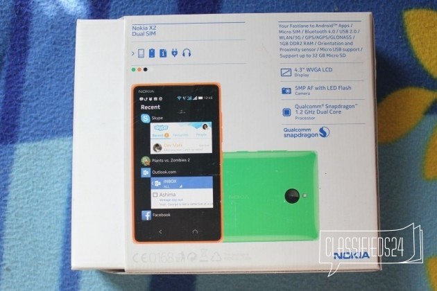 Nokia X2 Dual SIM в городе Хабаровск, фото 1, телефон продавца: +7 (962) 227-99-30