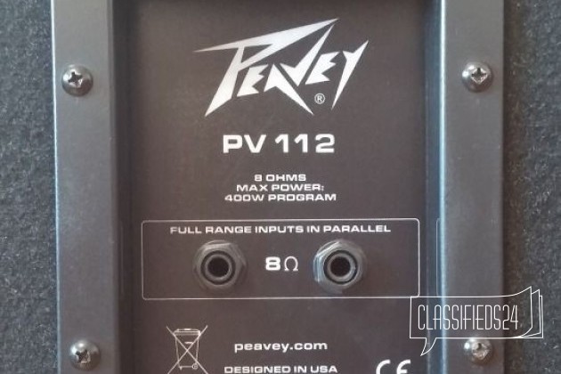 Акустика Peavey PV112 + Усилитель Crown LPS1500 в городе Барнаул, фото 2, Алтайский край