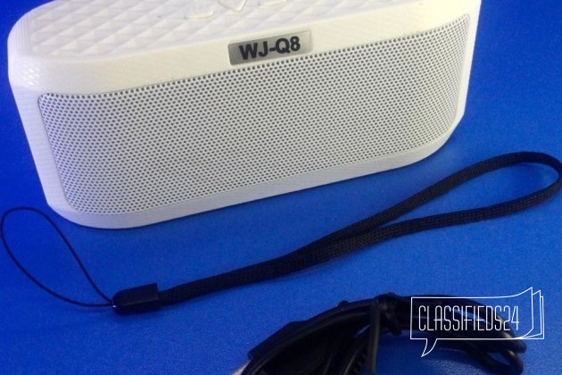 Колонка Mini WJ-Q8 Bluetooth speaker бел в городе Красноярск, фото 3, телефон продавца: +7 (909) 523-21-00