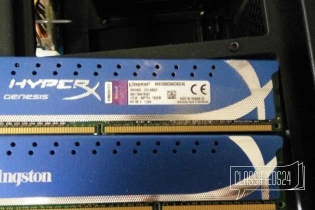 Kingston HyperX KHX1600C9AD3K2/4G DDR3 в городе Уфа, фото 1, стоимость: 2 500 руб.