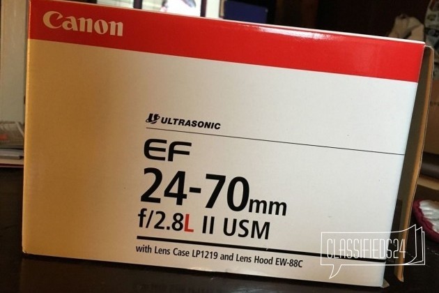 Canon 24-70 мм F/2.8 L II USM в городе Нижний Новгород, фото 1, телефон продавца: +7 (960) 179-29-15