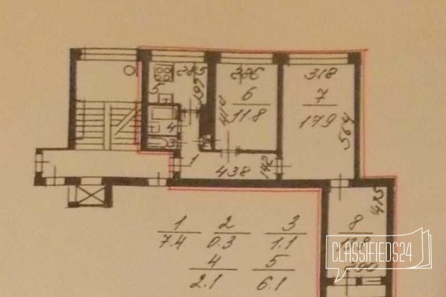 3-к квартира, 62 м², 4/9 эт. в городе Санкт-Петербург, фото 1, телефон продавца: +7 (812) 740-70-41