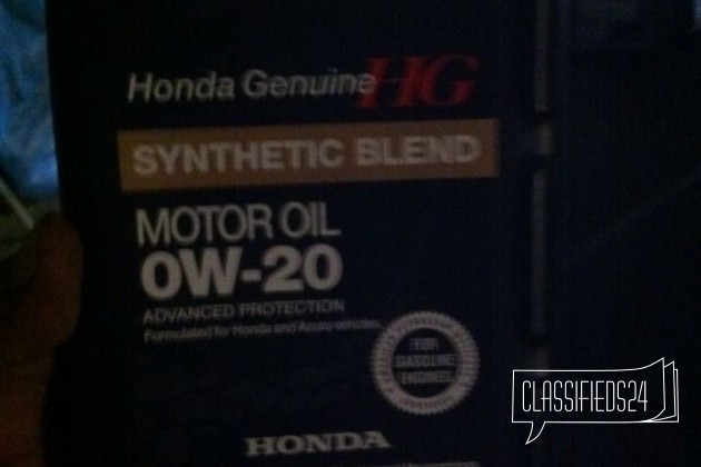 Honda Synthetic Blend SN 0W-20 синтетическое 1л в городе Тюмень, фото 1, телефон продавца: +7 (919) 923-32-76