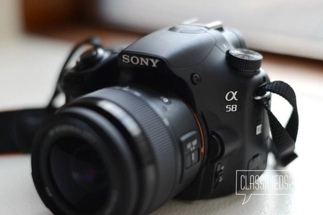 Фотокамера Sony SLT-A58 в городе Казань, фото 1, телефон продавца: +7 (965) 584-03-85