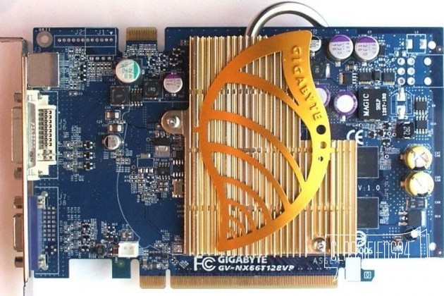 Gigabyte GeForce 6600 300Mhz PCI-E 256Mb 600Mhz в городе Волгоград, фото 1, стоимость: 1 000 руб.