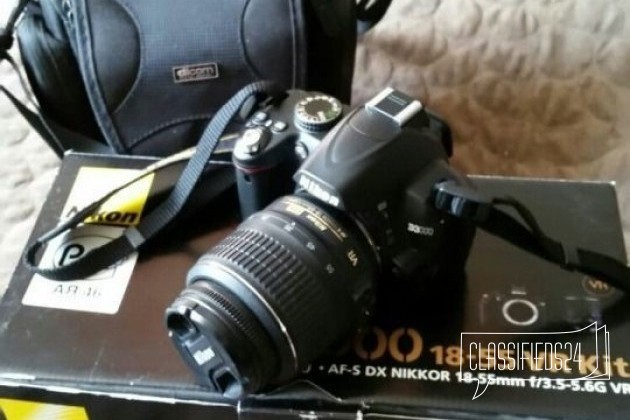 Nikon D3000 18-55VR Kit+ фотосумка в городе Москва, фото 1, телефон продавца: +7 (915) 316-02-15