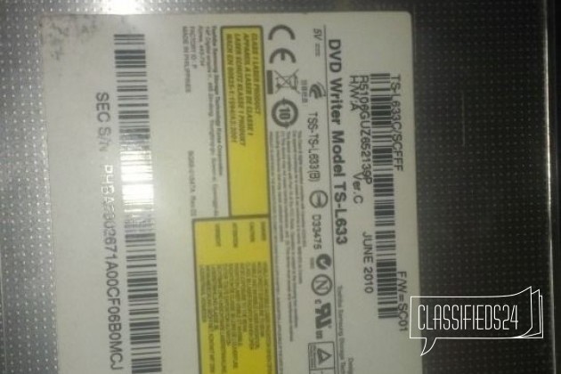 SATA DVD-RW для ноутбука Model TS-L633 в городе Москва, фото 1, телефон продавца: +7 (925) 118-89-86