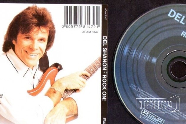 Del Shannon Rock On. CD в городе Кирово-Чепецк, фото 2, Фильмы и музыка