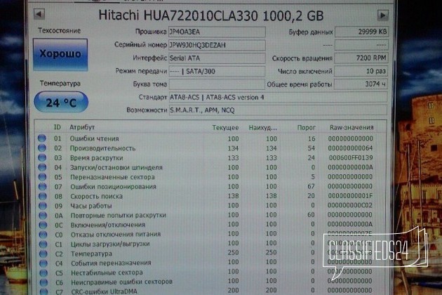 Жесткий диск Hitachi 1tb в городе Махачкала, фото 2, Жесткие диски (HDD и SSD)