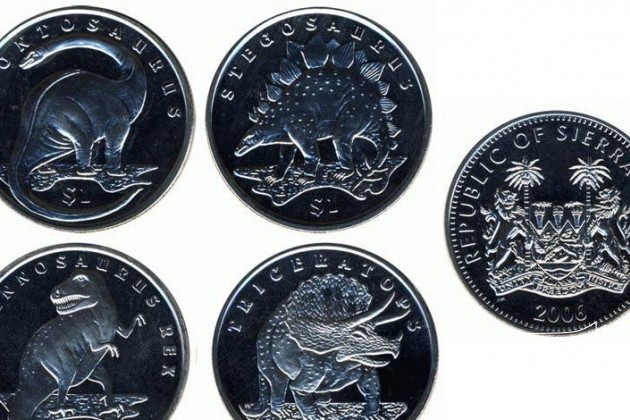 Сьерра Леоне 1 доллар 2006, 4 монеты в городе Нижний Новгород, фото 1, телефон продавца: +7 (904) 058-37-95