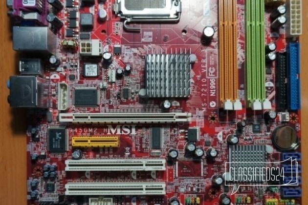 Материнская плата MSI MS - 7210 945GM2 б/у в городе Красноярск, фото 1, стоимость: 1 500 руб.