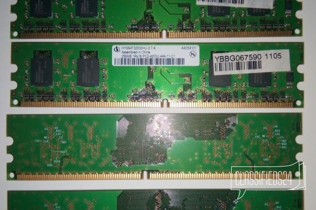 Память DDR2 HYS64T32000HU-3.7-A infineon 256MB в городе Моршанск, фото 2, Модули памяти