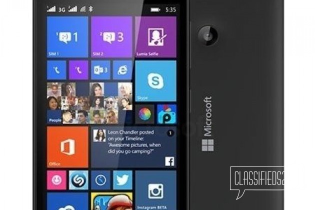 Продам Microsoft Lumia 535 Dual Sim в городе Каменск-Уральский, фото 1, телефон продавца: +7 (952) 149-28-44