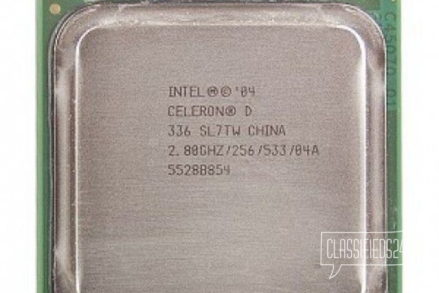 Процессор Intel Celeron D 336 Prescott (2800MHz) в городе Шуя, фото 1, стоимость: 450 руб.