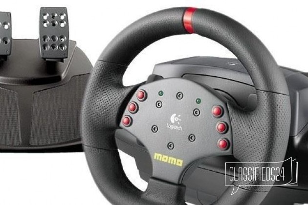 Руль и педали Logitech momo Racing Force Feedback в городе Москва, фото 1, телефон продавца: +7 (926) 562-23-21