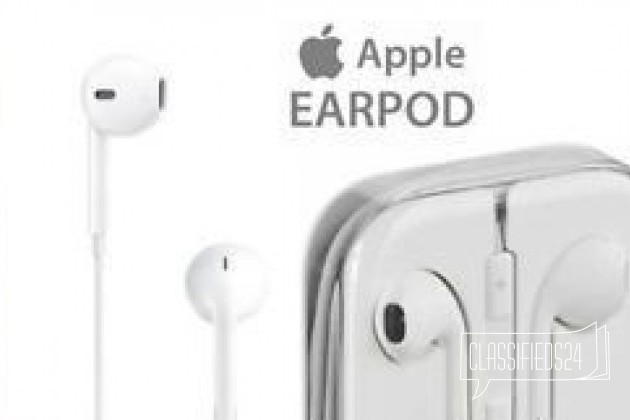 Наушники Apple EarPods оригинал новые в городе Белгород, фото 1, стоимость: 0 руб.