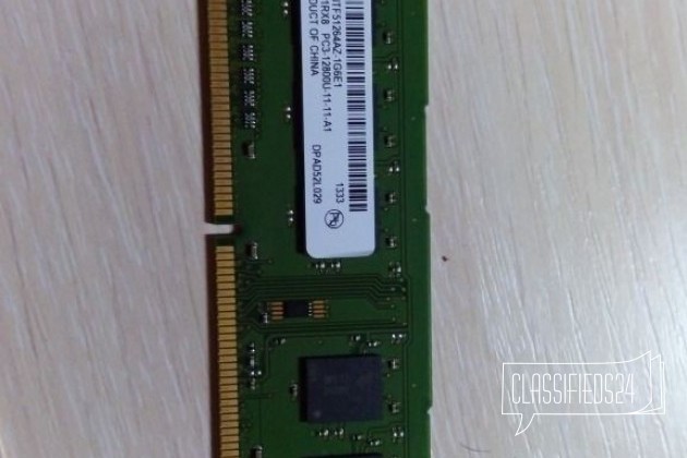 Micron mt8jtf51264az 1g6e1 4gb в городе Белгород, фото 1, Модули памяти