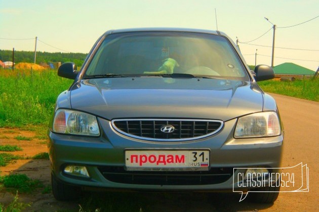 Hyundai Accent, 2004 в городе Старый Оскол, фото 1, телефон продавца: +7 (951) 131-67-39