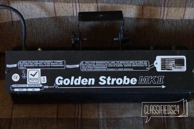 Клубный стробоскоп golden strobe MK2 в городе Севастополь, фото 3, стоимость: 3 500 руб.