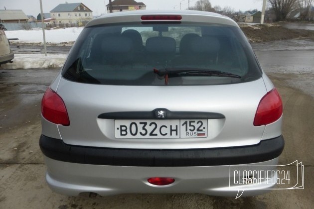 Peugeot 206, 2001 в городе Павлово, фото 4, телефон продавца: +7 (908) 168-03-01