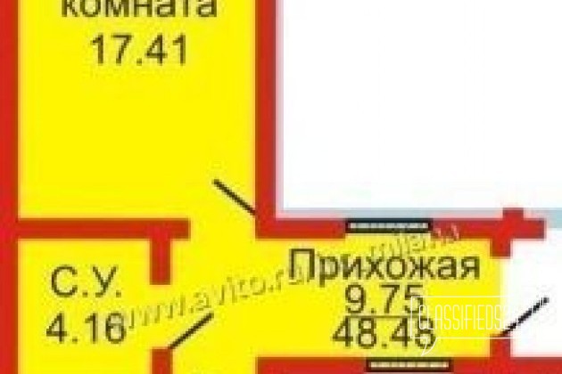 1-к квартира, 49 м², 9/17 эт. в городе Оренбург, фото 1, телефон продавца: +7 (922) 625-41-19