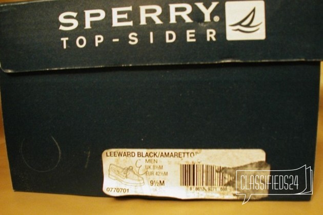 Мокасины весна-осен Sperry Top-Sider США р.41.5rus в городе Калуга, фото 5, телефон продавца: +7 (910) 522-37-04