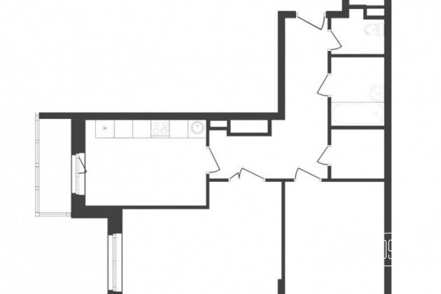 2-к квартира, 73.2 м², 1/17 эт. в городе Химки, фото 1, стоимость: 5 842 490 руб.