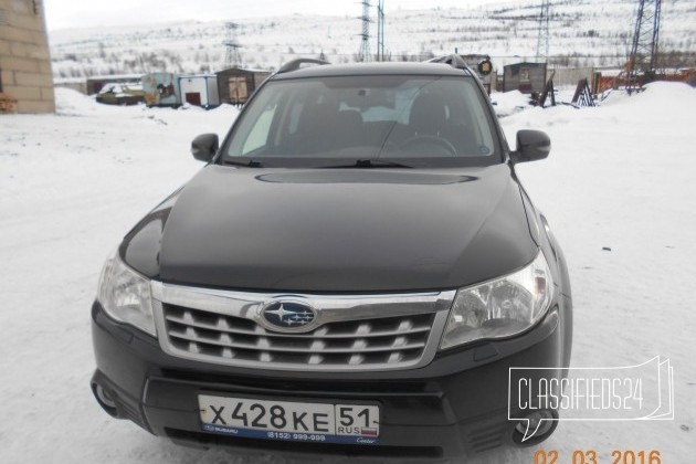 Subaru Forester, 2012 в городе Заполярный, фото 1, Мурманская область