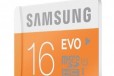 Карта памяти Samsung evo 16gb microsd. Новая в городе Краснодар, фото 1, Краснодарский край