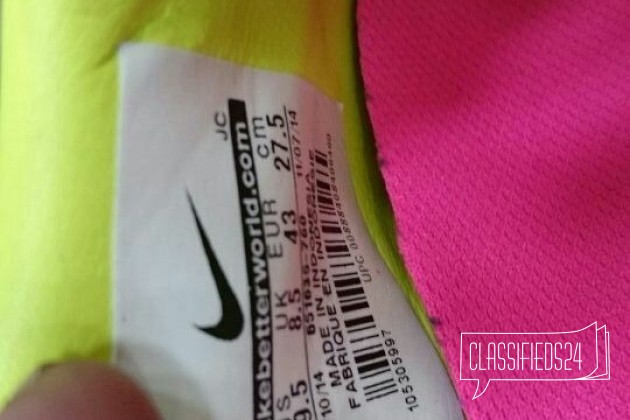 Футзалки nike mercurial victory V в городе Саранск, фото 3, стоимость: 2 000 руб.