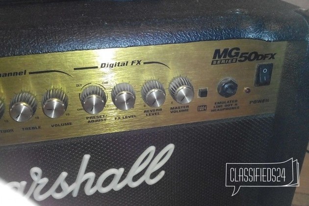 Продаю Marshall MG 50 DFX в городе Михайловка, фото 4, Аксессуары для музыкальных инструментов