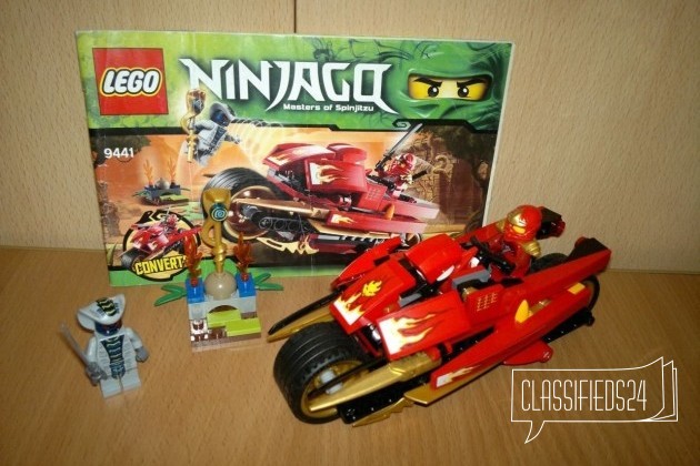 Лего Lego Ninjago 9441 Мотоцикл Кая в городе Красноярск, фото 1, телефон продавца: +7 (908) 022-93-58