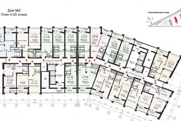 1-к квартира, 45 м², 17/26 эт. в городе Екатеринбург, фото 4, стоимость: 2 198 800 руб.